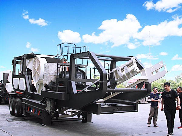 紅星汽車車載一體式移動碎石機盛行市場，機器美價格更美