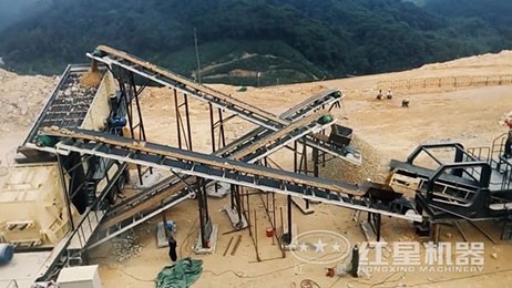 移動(dòng)破碎站工作現(xiàn)場(chǎng)視頻