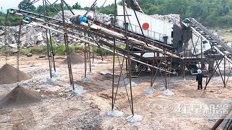 環(huán)保型移動制砂機，進去的是物料，出來的是鈔票