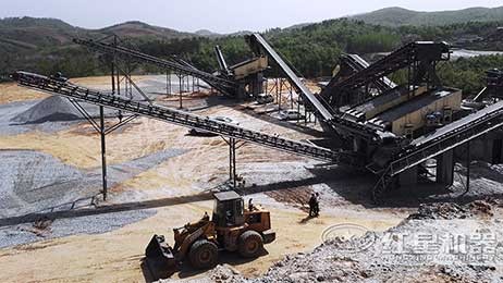 紅星回訪海南三亞用戶——時產(chǎn)200噸石料破碎現(xiàn)場案例分析