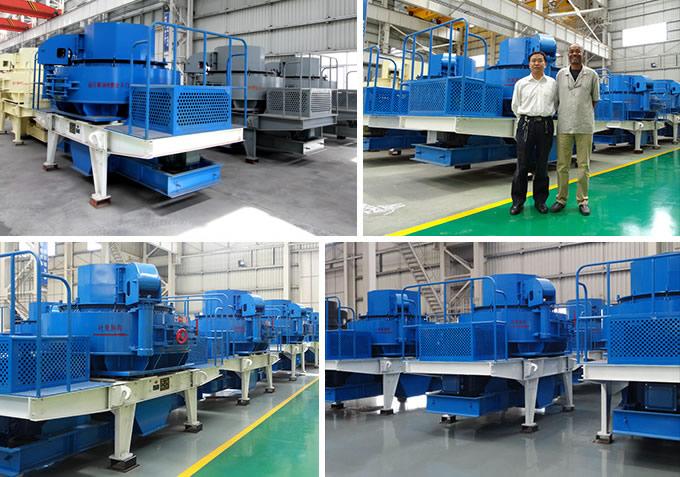 碎石制砂機(jī)現(xiàn)場(chǎng)