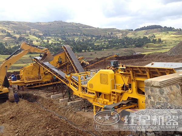 移動(dòng)式石料生產(chǎn)線