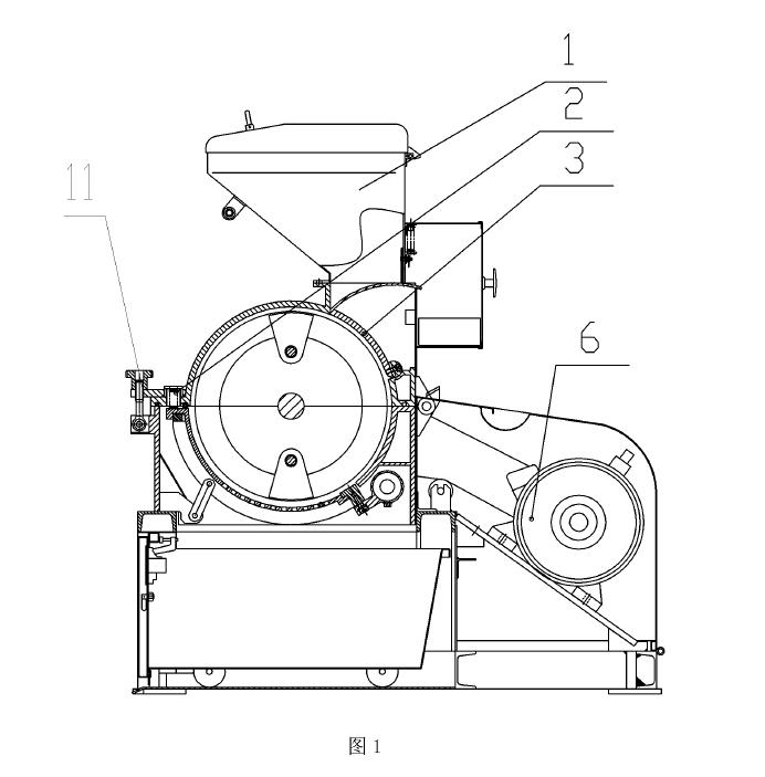 環(huán)錘式破碎機(jī)結(jié)構(gòu)圖