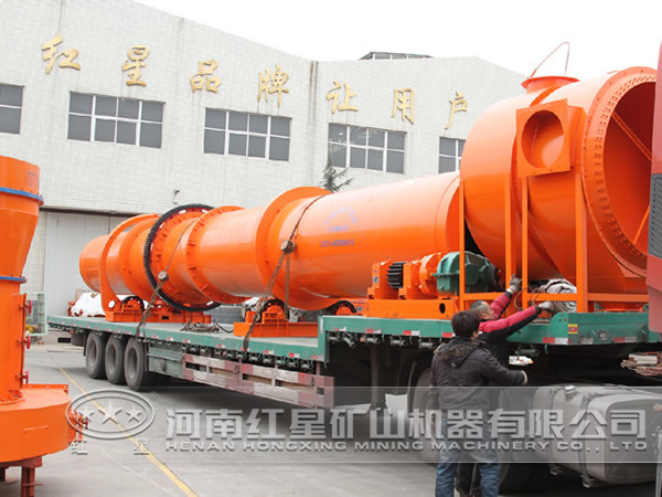 稀土礦烘干機(jī)發(fā)貨圖