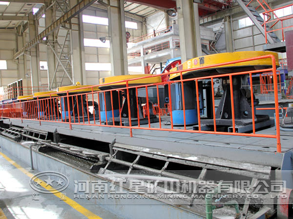 稀土礦浮選機(jī)生產(chǎn)現(xiàn)場(chǎng)
