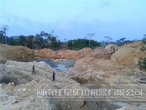 金礦生產(chǎn)現(xiàn)場