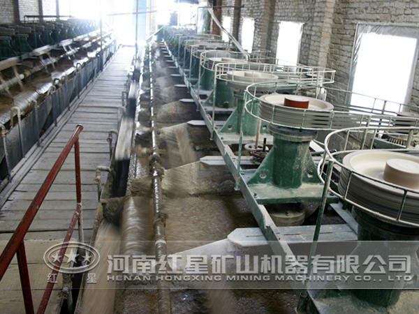 金紅石浮選機生產(chǎn)現(xiàn)場