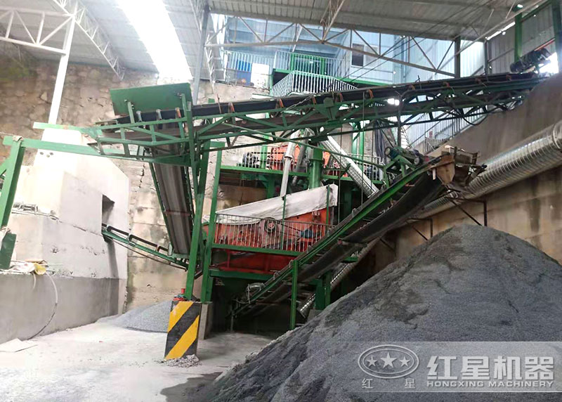 固定篩砂機在制砂機后篩分出05石子