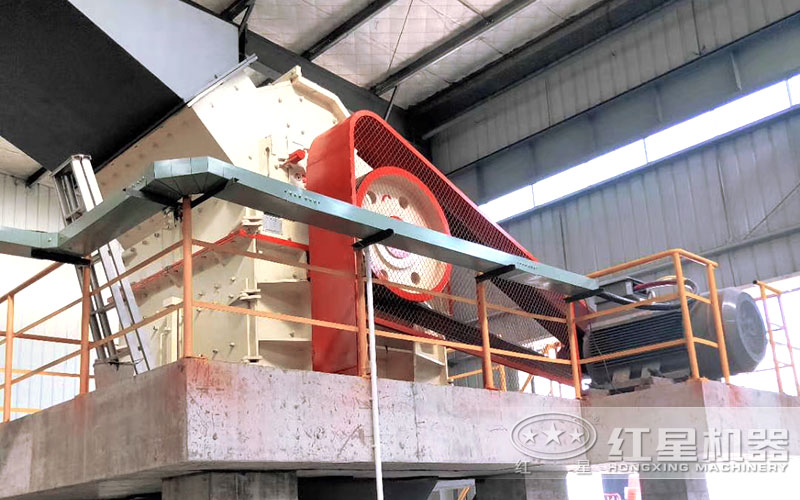 山東客戶制砂現(xiàn)場：細碎制砂機作為制砂設(shè)備