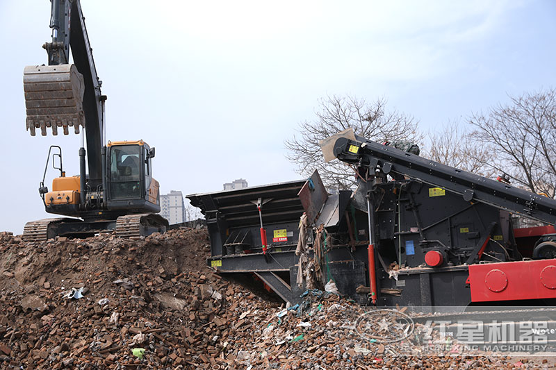 小型粉碎建筑垃圾的機(jī)器，每小時100噸價格是多少，有視頻嗎