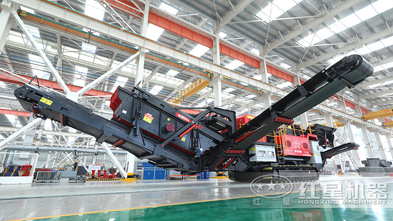 履帶式破碎站，集破碎篩分一體的移動(dòng)生產(chǎn)線多少錢一臺(tái)（有現(xiàn)場(chǎng)視頻）