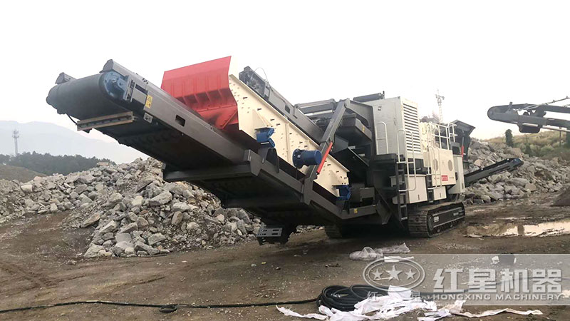 移動(dòng)式大型碎砂機(jī)械設(shè)備生產(chǎn)線