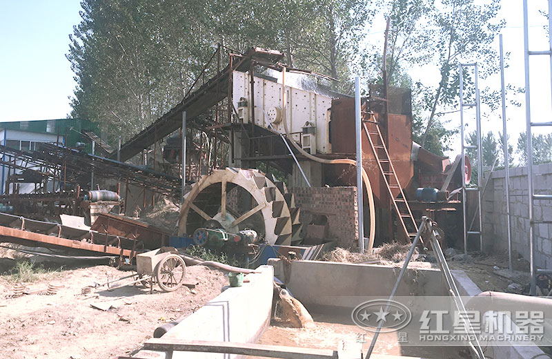 2900洗砂機現(xiàn)場