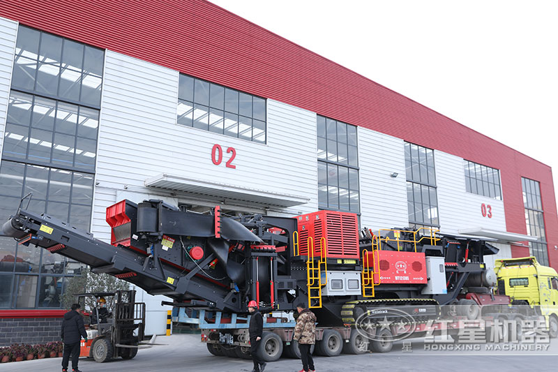 移動(dòng)履帶碎石機(jī)能處理建筑垃圾嗎？（現(xiàn)場視頻推送）