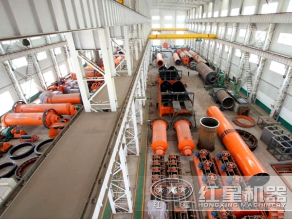 河南紅星烘干機(jī)生產(chǎn)車間鳥瞰圖