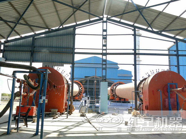 石灰回轉(zhuǎn)窯作業(yè)現(xiàn)場(chǎng)實(shí)拍