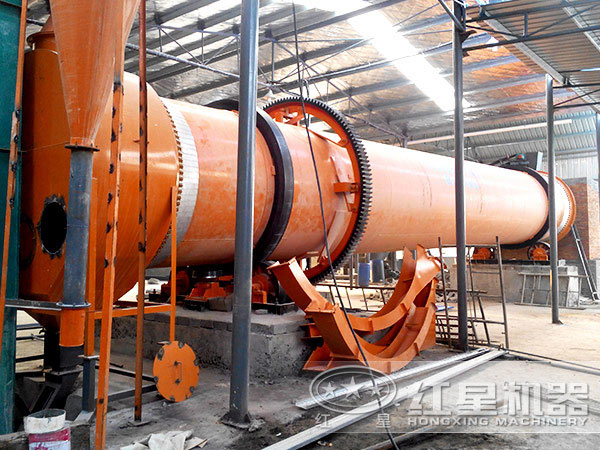 鋁土礦粉烘干機現(xiàn)場實拍