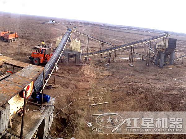 石料生產(chǎn)線現(xiàn)場實拍