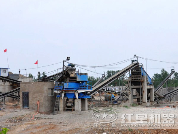 玄武巖制砂機(jī)現(xiàn)場(chǎng)實(shí)拍