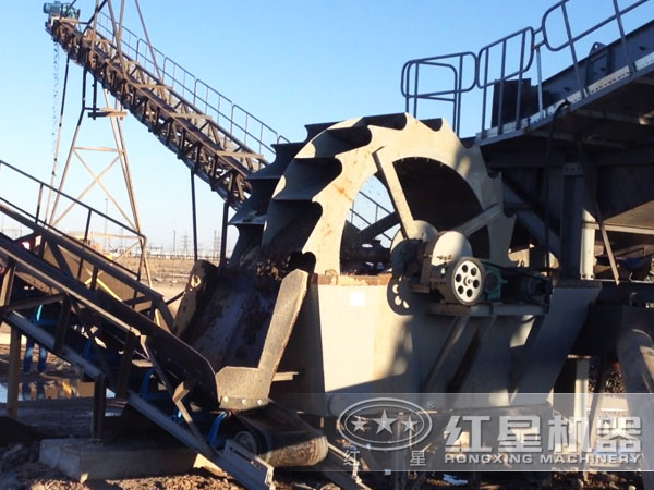 石粉洗砂機(jī)現(xiàn)場(chǎng)實(shí)拍