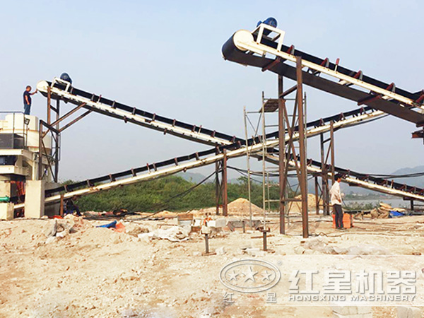 制砂機現(xiàn)場實拍