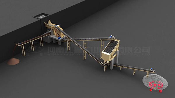 重錘破碎機(jī)生產(chǎn)線