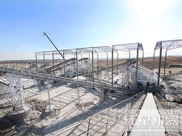 砂石產(chǎn)線現(xiàn)場