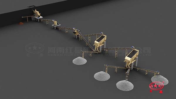 時(shí)產(chǎn)400噸石料破碎生產(chǎn)線