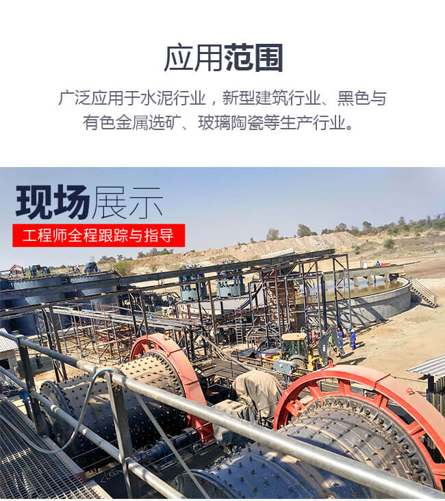 球磨機(jī)生產(chǎn)現(xiàn)場(chǎng)