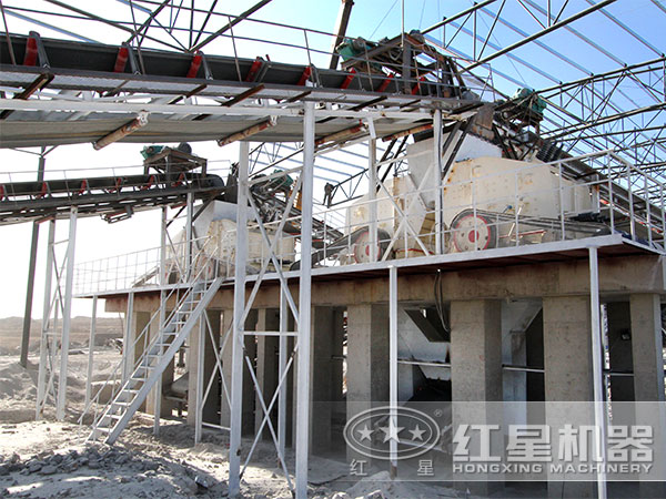 砂石生產(chǎn)線現(xiàn)場實(shí)拍