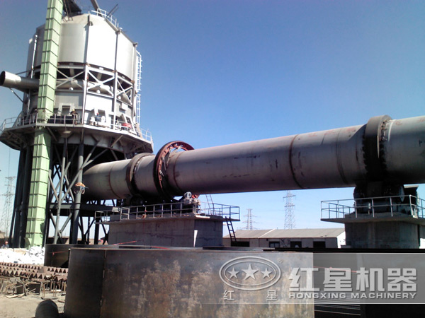 回轉(zhuǎn)窯現(xiàn)場實拍