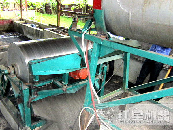 磁選機(jī)工作現(xiàn)場(chǎng)