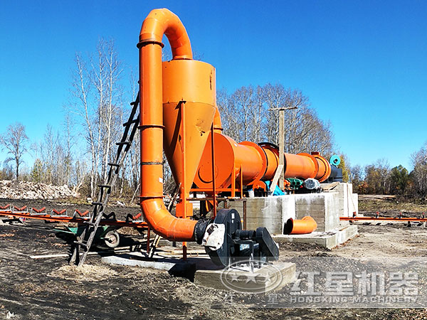 烘干機(jī)工作現(xiàn)場(chǎng)