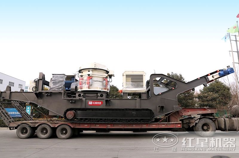 履帶移動(dòng)破碎站