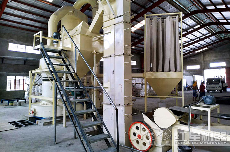 時(shí)產(chǎn)5T石灰石磨粉生產(chǎn)線