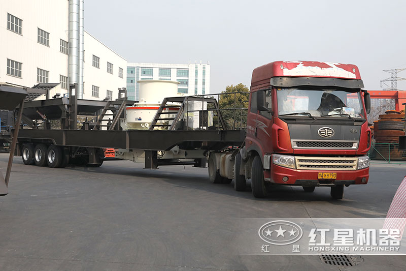 紅星移動(dòng)系列制砂機(jī)發(fā)貨