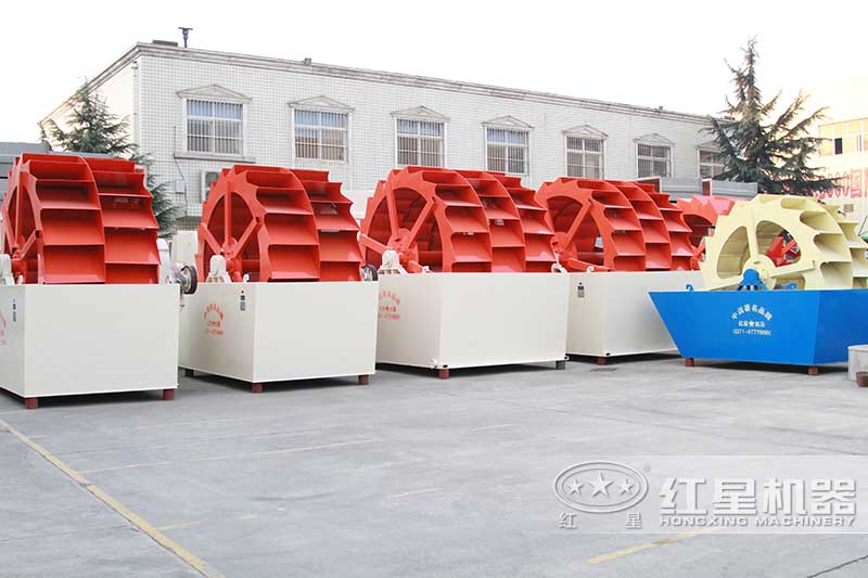 水洗沙子機(jī)等待發(fā)貨