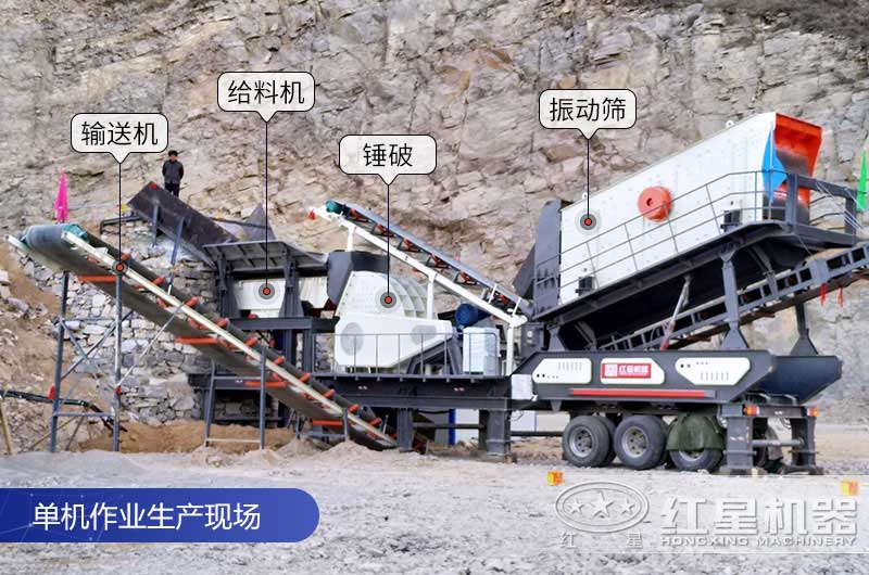 三合一移動(dòng)重錘式破碎機(jī)