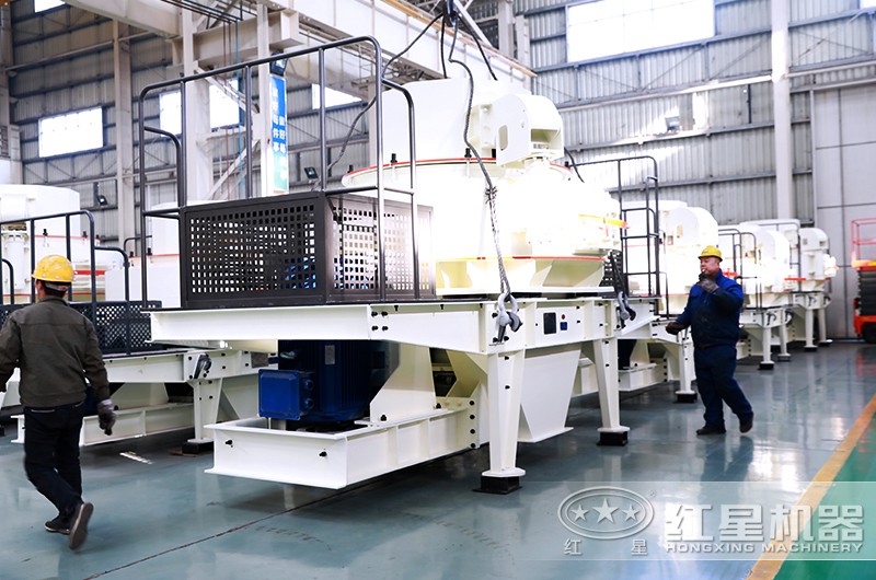 VSI制砂機(jī)用戶參觀現(xiàn)場(chǎng)