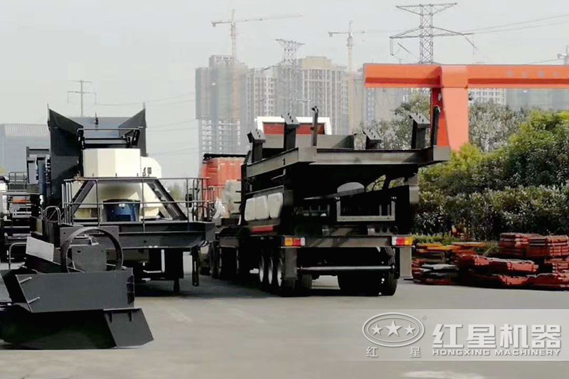 搭載VSI制砂機的移動制砂機發(fā)貨