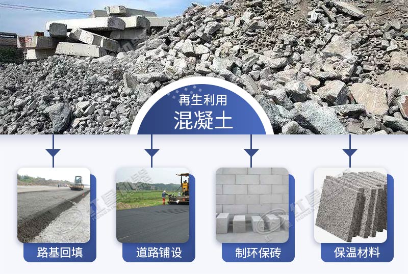 混凝土再生利用資源多用途廣