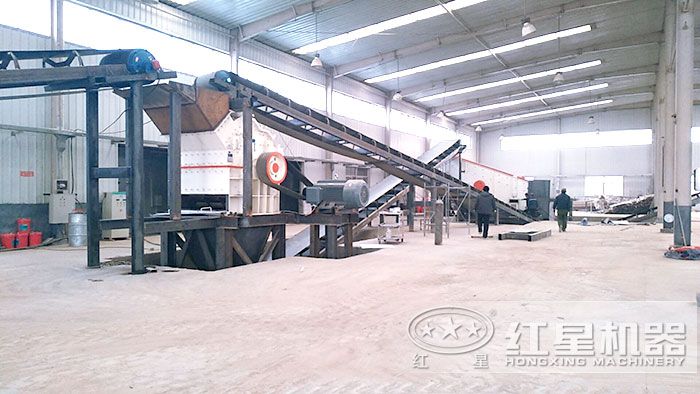 細(xì)碎機制砂安裝現(xiàn)場