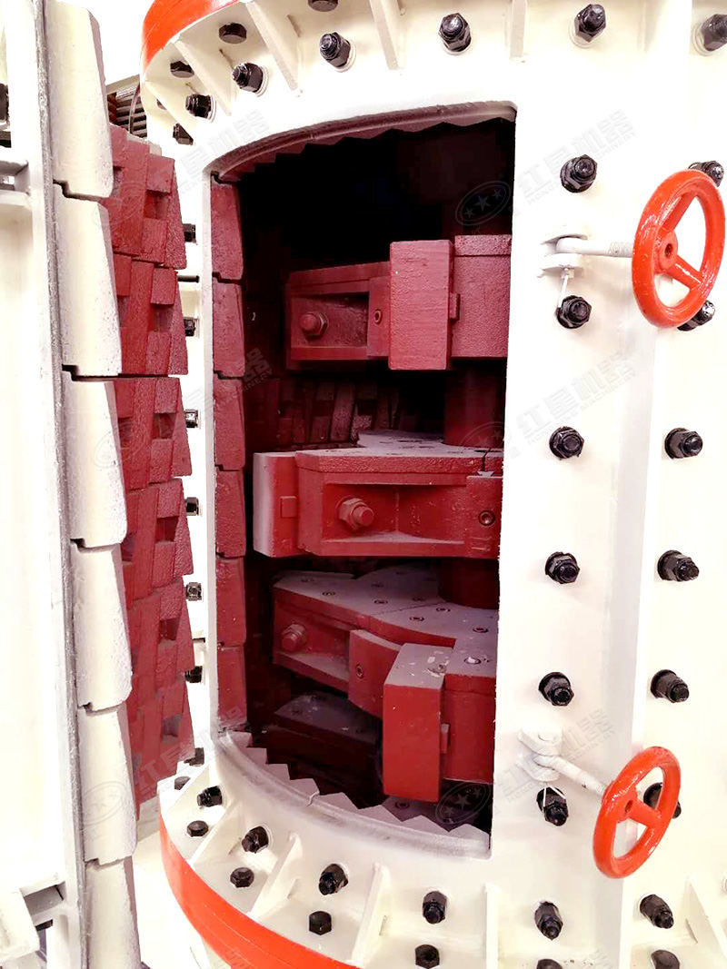 復(fù)合式破碎機破碎腔及轉(zhuǎn)子錘頭