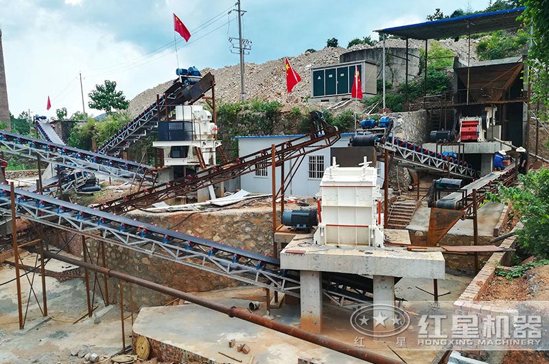 小型碎石機應用現(xiàn)場