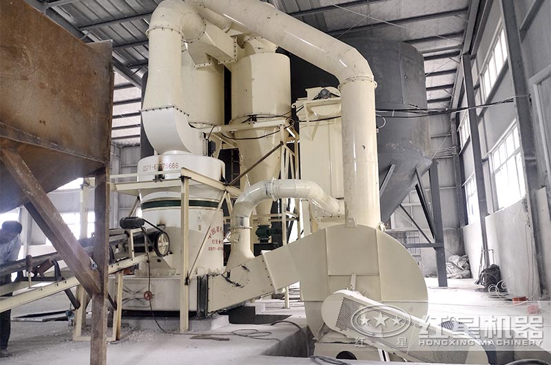 硅石制粉生產(chǎn)線現(xiàn)場