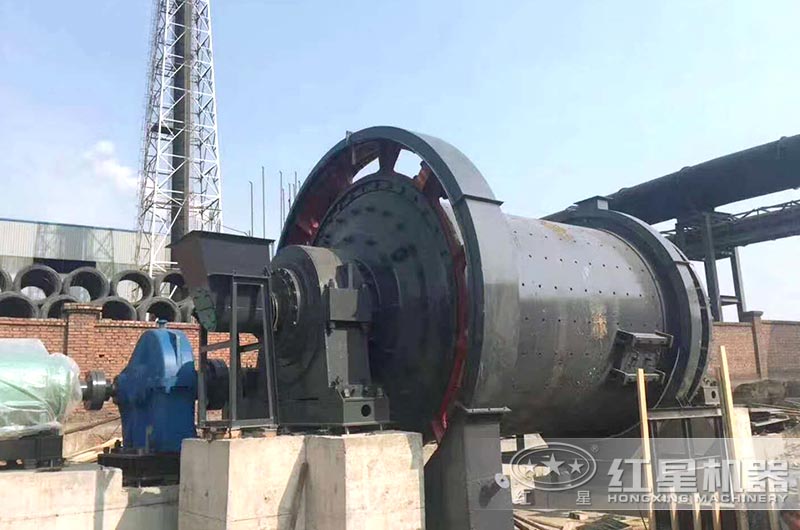 紅星配置球磨機現(xiàn)場圖
