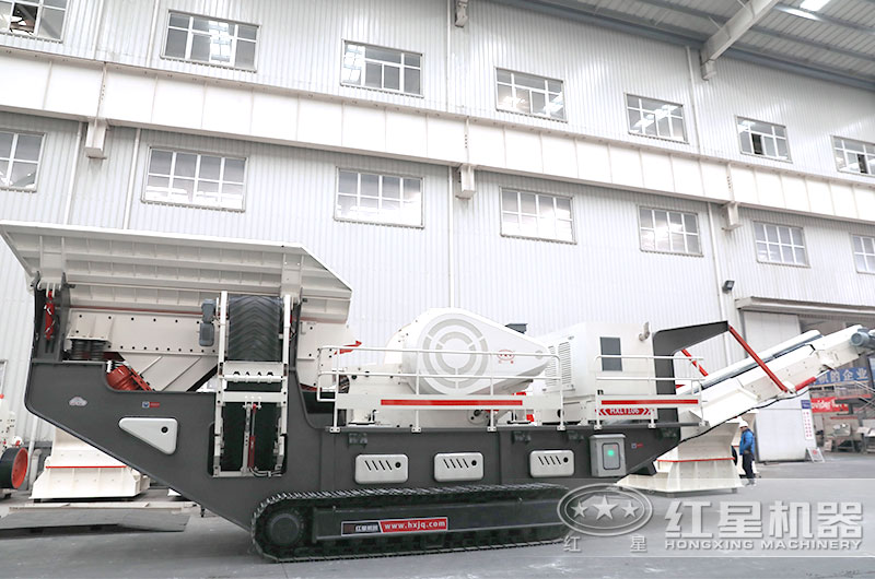 履帶式移動(dòng)破碎站，智能環(huán)保