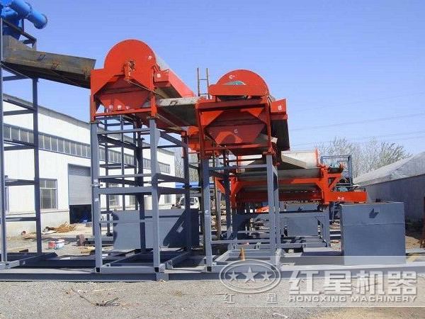 磁選機(jī)現(xiàn)場圖