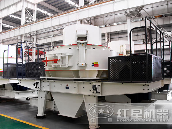 HVI沖擊式制砂、整形機側(cè)面實拍圖